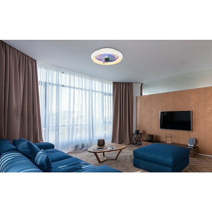 Globo Stropni ventilator Joey  (Bijela, Promjer: 450 mm, 41 W) | BAUHAUS