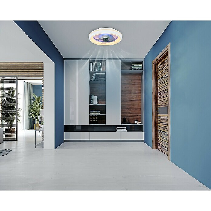 Globo Stropni ventilator Joey  (Bijela, Promjer: 450 mm, 41 W) | BAUHAUS