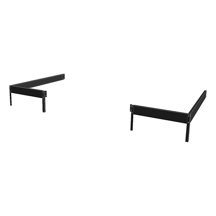 Juliana Fundament für Juliana Veranda (2,96 x 2,21 x 0,12 m, Schwarz)