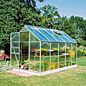 Juliana Gewächshaus Popular 106 (3,19 x 1,93 x 1,95 m, Polycarbonat, Glasstärke: 4 mm, Silbergrau)