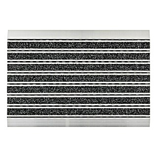 Astra Fußmatte Elegant (Rips, Schwarz, 40 x 60 cm, 100 % Polypropylen)