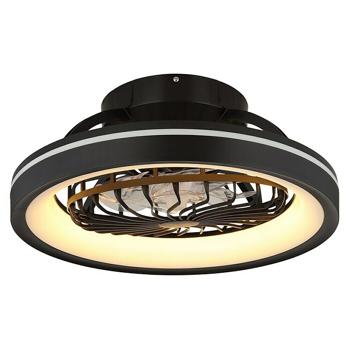 Globo Ventilador de techo Deanne (40 W, Diámetro: 480 mm, Negro mate) | BAUHAUS