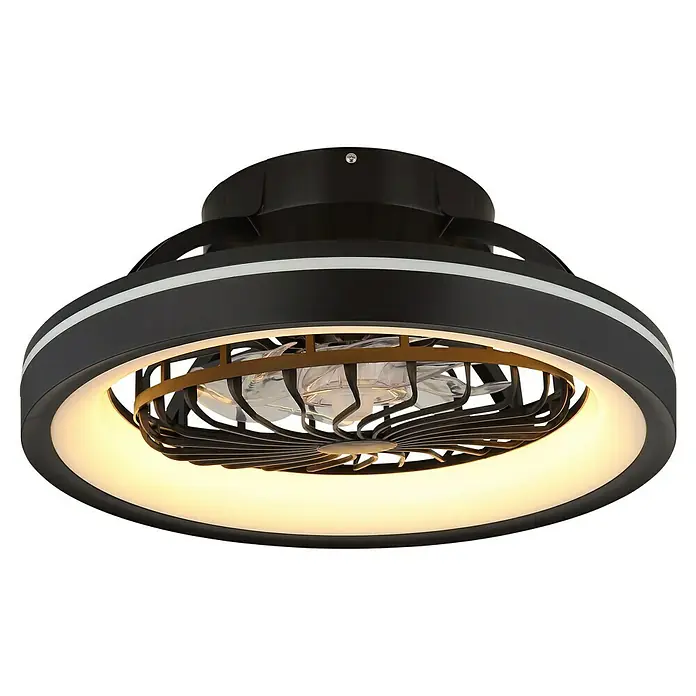 Globo Deckenventilator Deanne - 40 W, Durchmesser: 480 mm - Moderne Deckenleuchte mit integriertem Ventilator. Die Lampe sorgt für angenehmes Licht und Luftzirkulation im Raum.