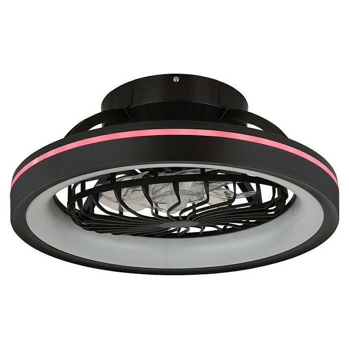 Globo Ventilador de techo Deanne (40 W, Diámetro: 480 mm, Negro mate) | BAUHAUS