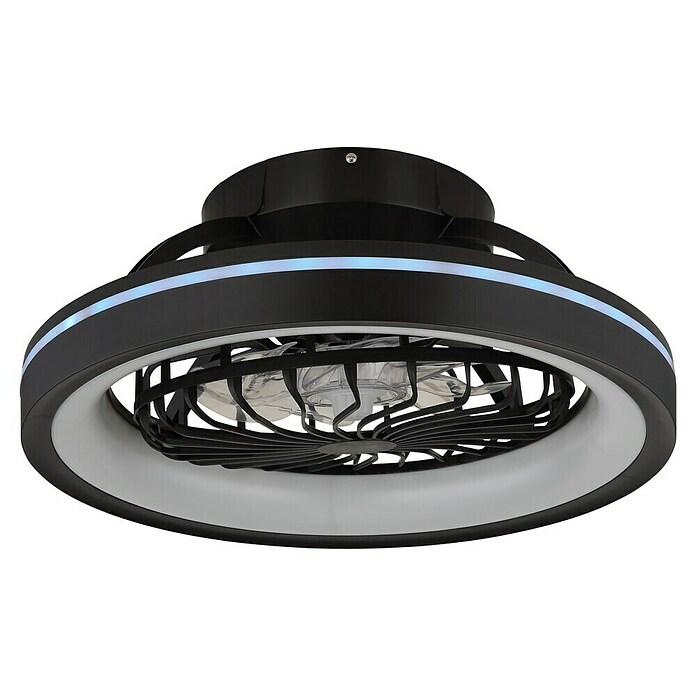 Globo Ventilador de techo Deanne (40 W, Diámetro: 480 mm, Negro mate) | BAUHAUS