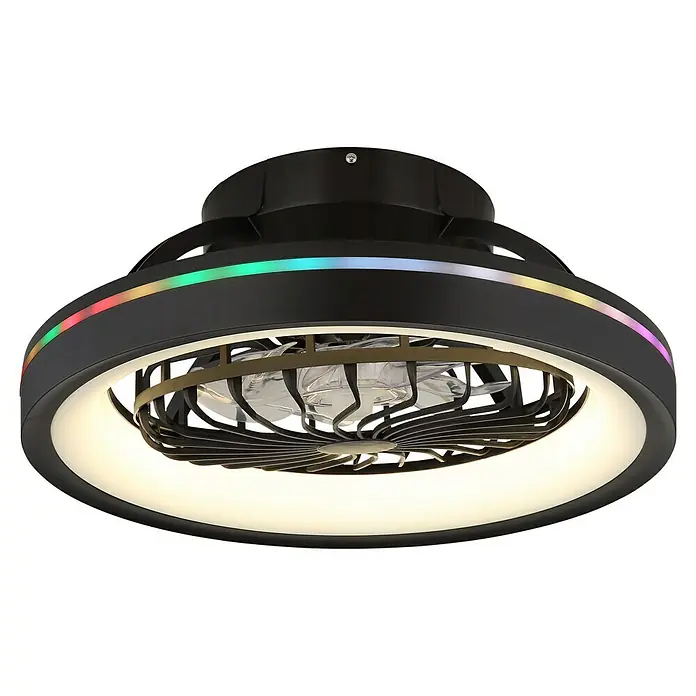 Globo Deckenventilator Deanne - 40 W, Durchmesser: 480 mm - Deckenventilator mit LED-Beleuchtung, modernes Design, ideal für Wohnräume. Sorgt für Kühlung und angenehmes Licht.