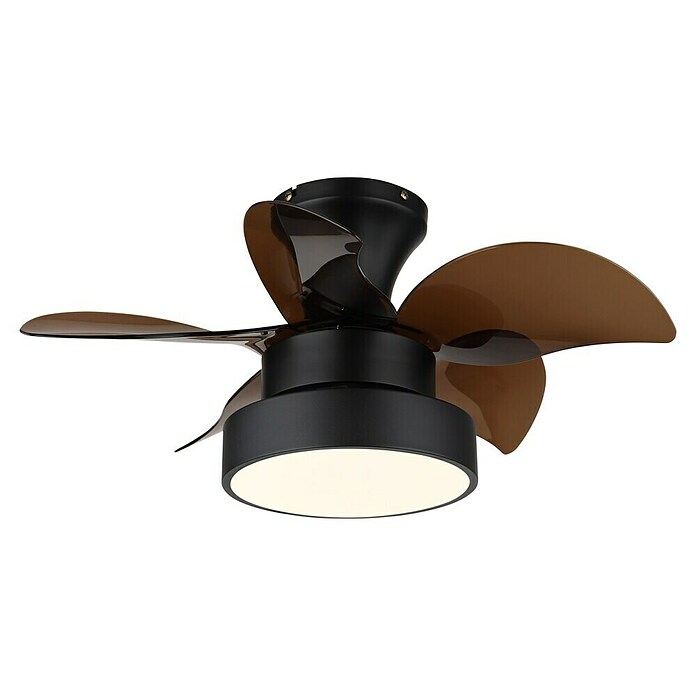 Globo Stropni ventilator Kari  (Crno - smeđa, 580 mm, 22 W) | BAUHAUS