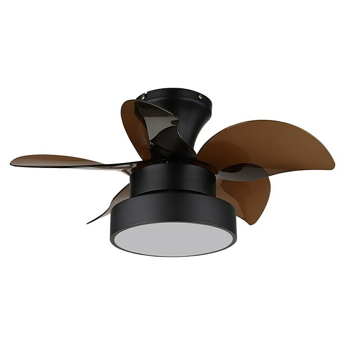 Globo Stropni ventilator Kari  (Crno - smeđa, 580 mm, 22 W) | BAUHAUS