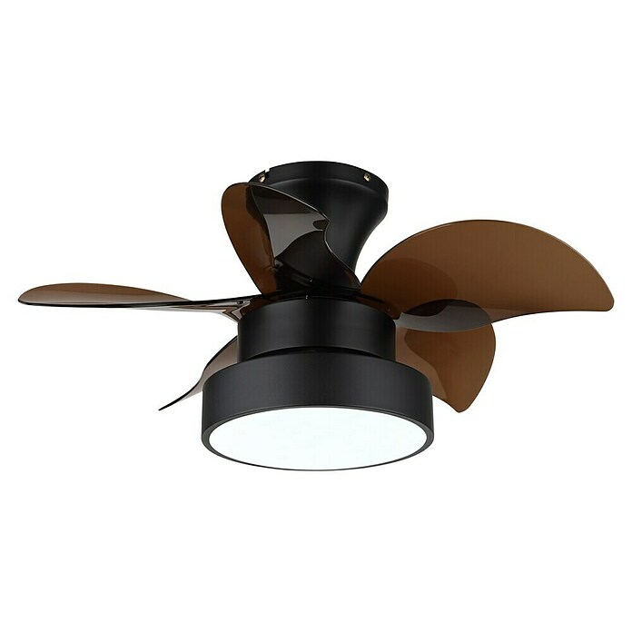 Globo Stropni ventilator Kari  (Crno - smeđa, 580 mm, 22 W) | BAUHAUS