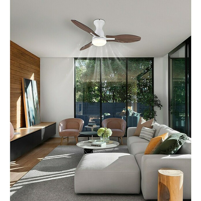 Globo Stropni ventilator Gale  (Bijela, Promjer: 1.070 mm, 22 W) | BAUHAUS