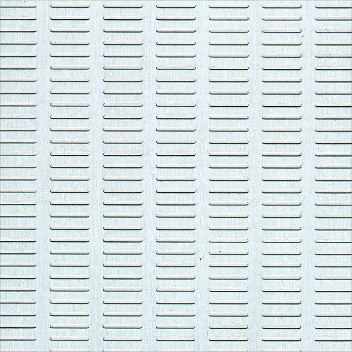 Kantoflex Schlitzlochblech - 1.000 x 200 mm, Stärke: 0,7 mm, Aluminium, Eloxiert - Metallgitter mit länglichen Löchern für Belüftung oder als dekoratives Element, ideal für industrielle oder moderne Anwendungen.
