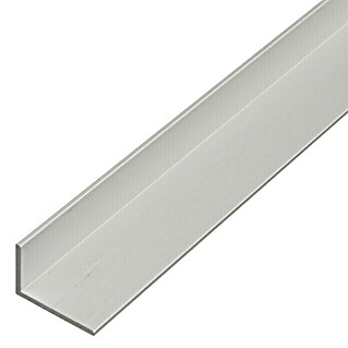 Kantoflex Winkelprofil (1 000 x 30 x 20 mm, Aluminium, Eloxiert, Silber, Stärke: 2 mm)