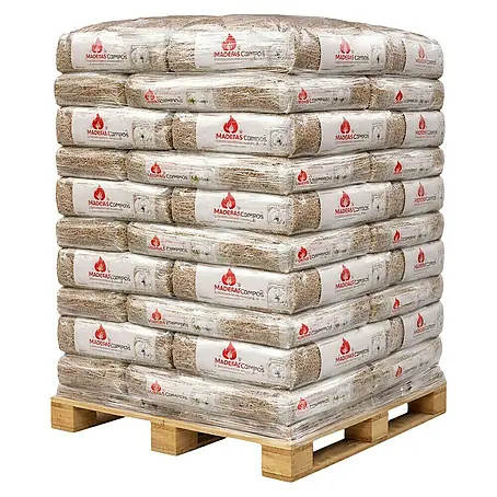 Pellets de madera a Palet