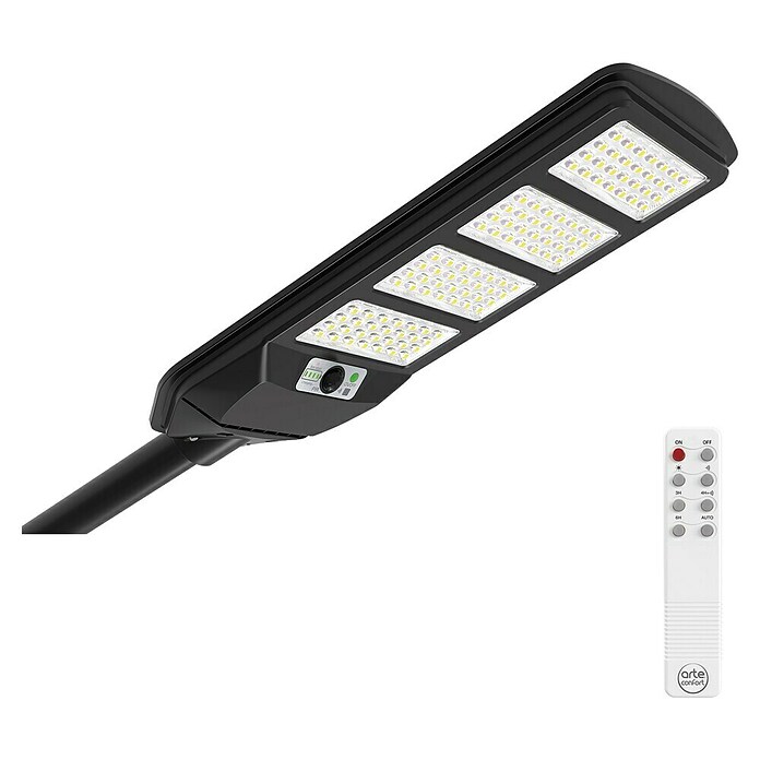 Arte confort Lusna Farola LED (Altura: 62,2 cm, Blanco frío, Negro, IP54) | BAUHAUS