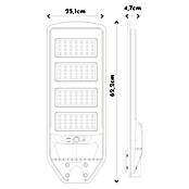 Arte confort Lusna Farola LED (Altura: 62,2 cm, Blanco frío, Negro, IP54) | BAUHAUS