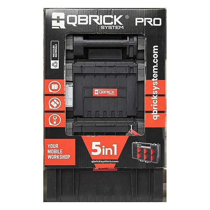 Proregal Werkzeugkoffer QBRICK® Komplettset Trolley, Werkzeugkasten und -Koffer & Sortientskasten - 