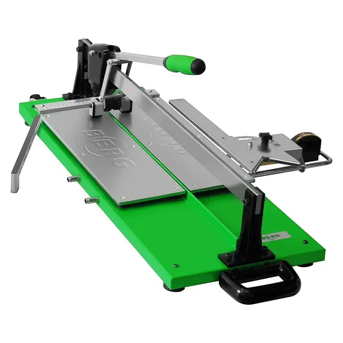 Berg Handfliesenschneider BTC 640 - Max. Schnittlänge: 640 mm, Max. Fliesenstärke: 20 mm - Die Fliesenschneidmaschine von BERG ist ideal zum präzisen Schneiden von Fliesen. Das Gerät ist robust gebaut und einfach zu bedienen.