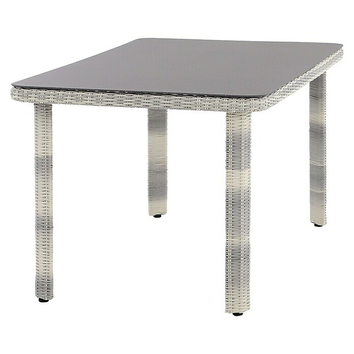 Conjunto de muebles Lodrino (6 pzs., Aluminio/Olefin, Beige/Gris) | BAUHAUS