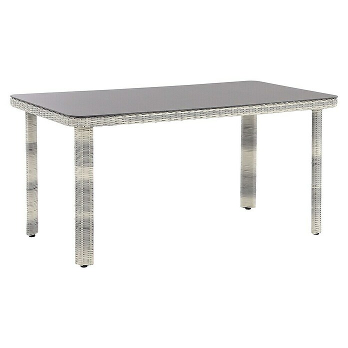 Conjunto de muebles Lodrino (6 pzs., Aluminio/Olefin, Beige/Gris) | BAUHAUS