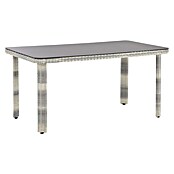 Conjunto de muebles Lodrino (6 pzs., Aluminio/Olefin, Beige/Gris) | BAUHAUS