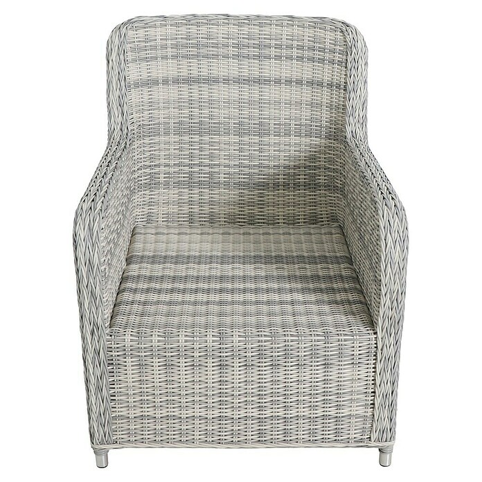 Conjunto de muebles Lodrino (6 pzs., Aluminio/Olefin, Beige/Gris) | BAUHAUS