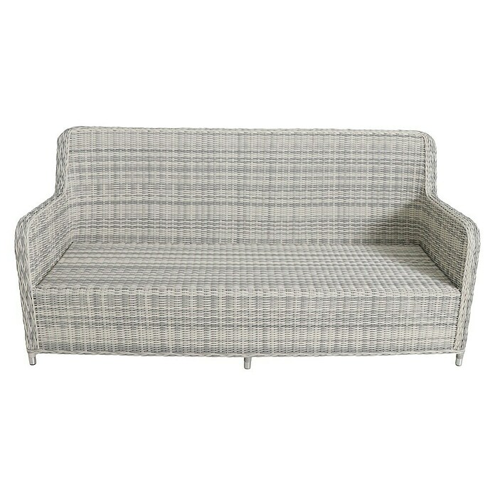 Conjunto de muebles Lodrino (6 pzs., Aluminio/Olefin, Beige/Gris) | BAUHAUS