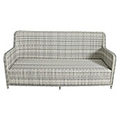 Conjunto de muebles Lodrino (6 pzs., Aluminio/Olefin, Beige/Gris) | BAUHAUS