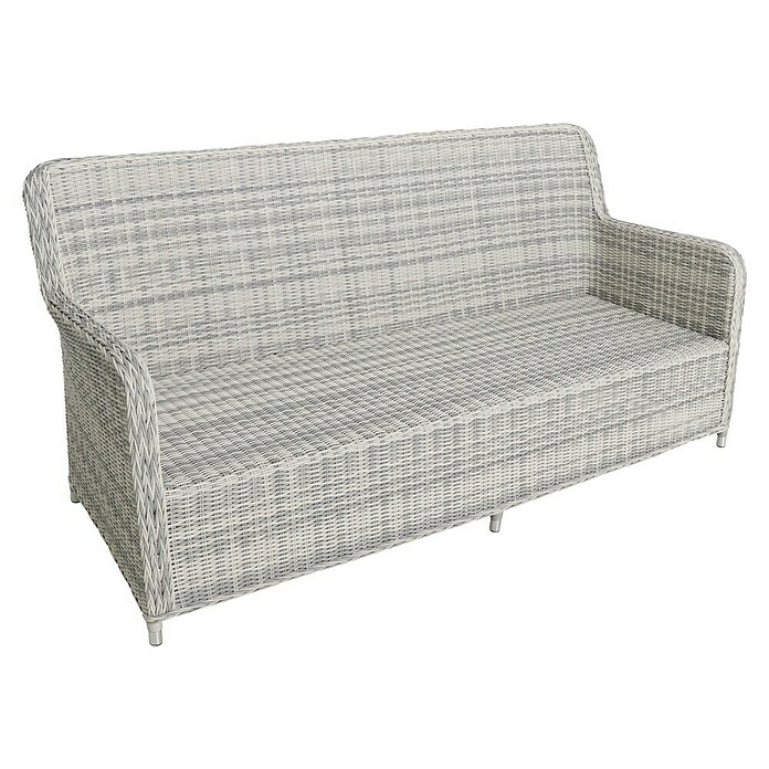 Conjunto de muebles Lodrino (6 pzs., Aluminio/Olefin, Beige/Gris) | BAUHAUS