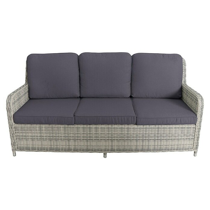 Conjunto de muebles Lodrino (6 pzs., Aluminio/Olefin, Beige/Gris) | BAUHAUS