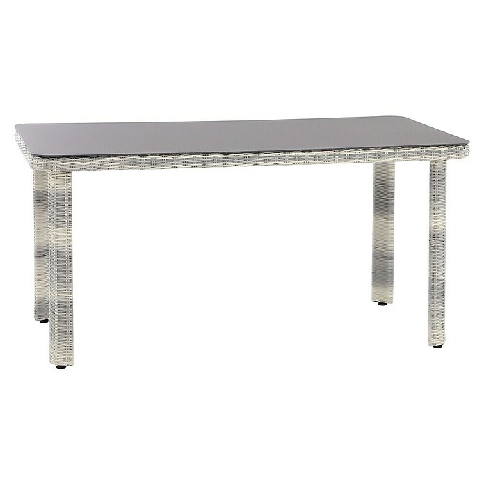 Conjunto de muebles Lodrino (6 pzs., Aluminio/Olefin, Beige/Gris) | BAUHAUS