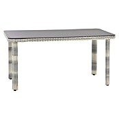 Conjunto de muebles Lodrino (6 pzs., Aluminio/Olefin, Beige/Gris) | BAUHAUS