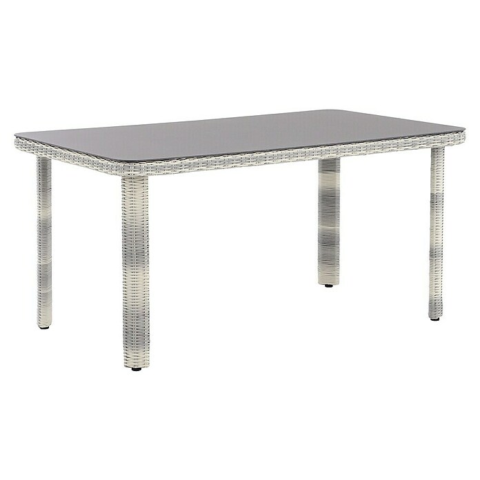Conjunto de muebles Lodrino (6 pzs., Aluminio/Olefin, Beige/Gris) | BAUHAUS