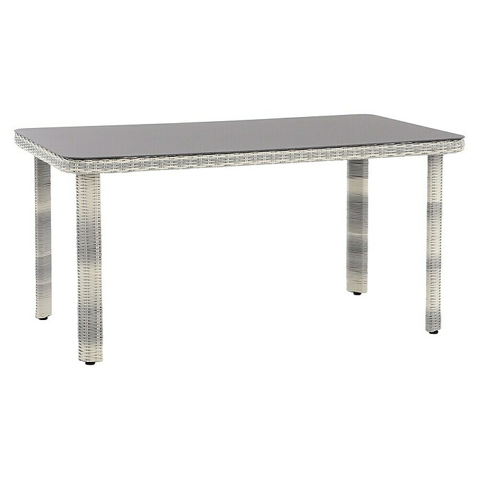 Conjunto de muebles Lodrino (6 pzs., Aluminio/Olefin, Beige/Gris) | BAUHAUS