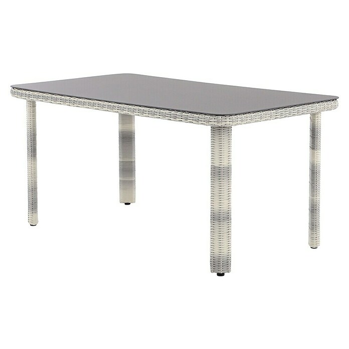 Conjunto de muebles Lodrino (6 pzs., Aluminio/Olefin, Beige/Gris) | BAUHAUS