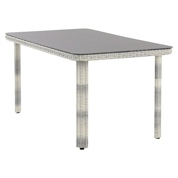 Conjunto de muebles Lodrino (6 pzs., Aluminio/Olefin, Beige/Gris) | BAUHAUS