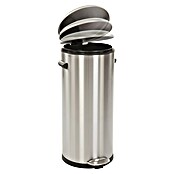 Vepa Bins Afvalbak met pedaal (30 l, Mat rvs, 29,2 x 66 cm, Metaal)