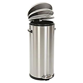 Vepa Bins Pedaalemmer (30 l, Mat rvs, Ø x h: 29,2 x 66 cm, Metaal)
