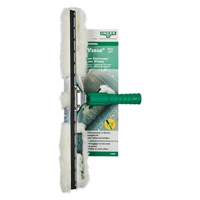 Unger Professional Fenster-Einwascher Visa VersaBreite: 45 cm, Kunststoff/Gummi/Aluminium Front View