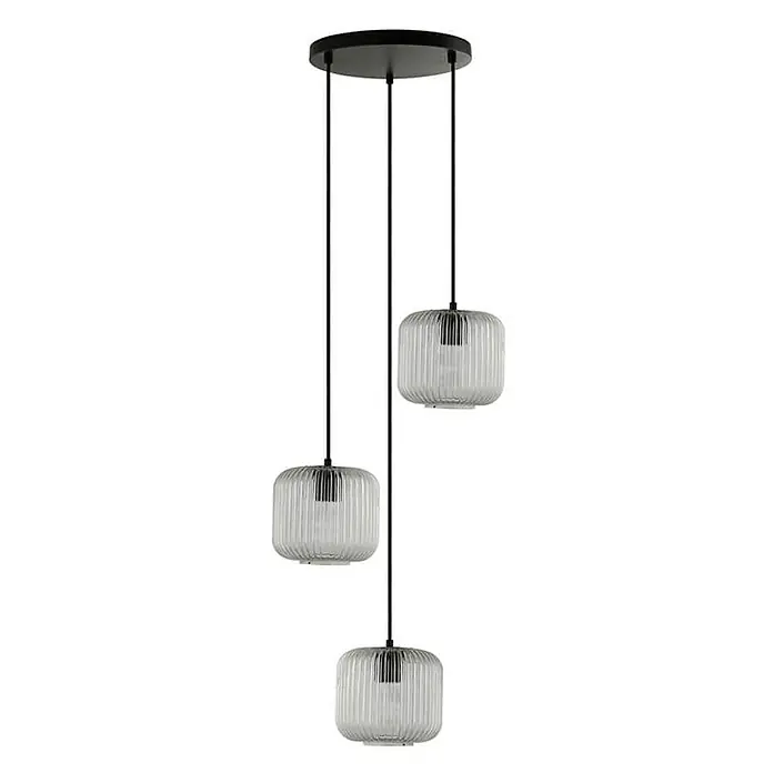 Home Deluxe Pendelleuchte LILY - 60 W, L x B x H: 30 x 30 x 149,7 cm, Transparent, Transparent, E27