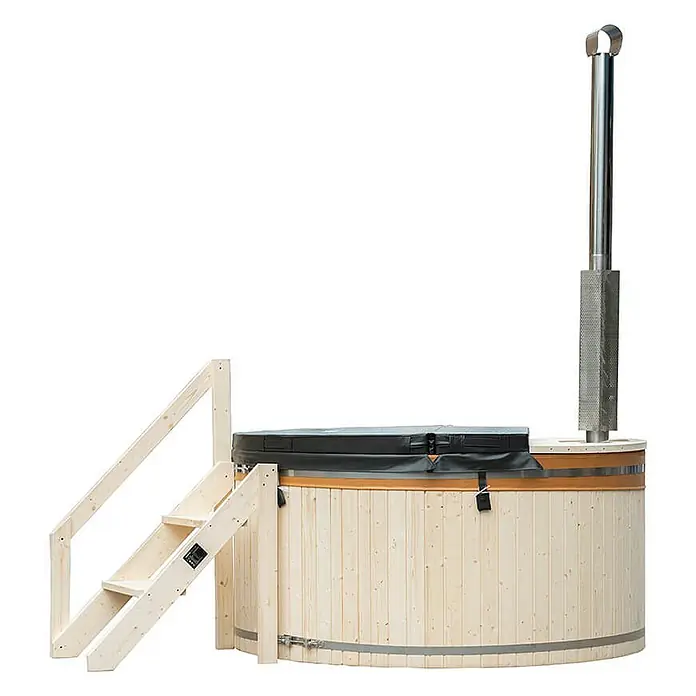 Home Deluxe Hot Tub SKANDI M Größe: M - 180 cm, Natur