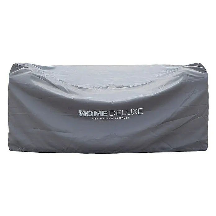 Home Deluxe Strandstuhl HOLBY inkl. Regenabdeckung - Grau