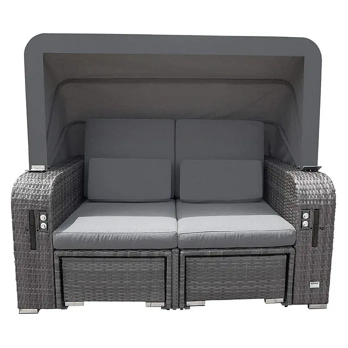 Home Deluxe Strandstuhl HOLBY - Grau
