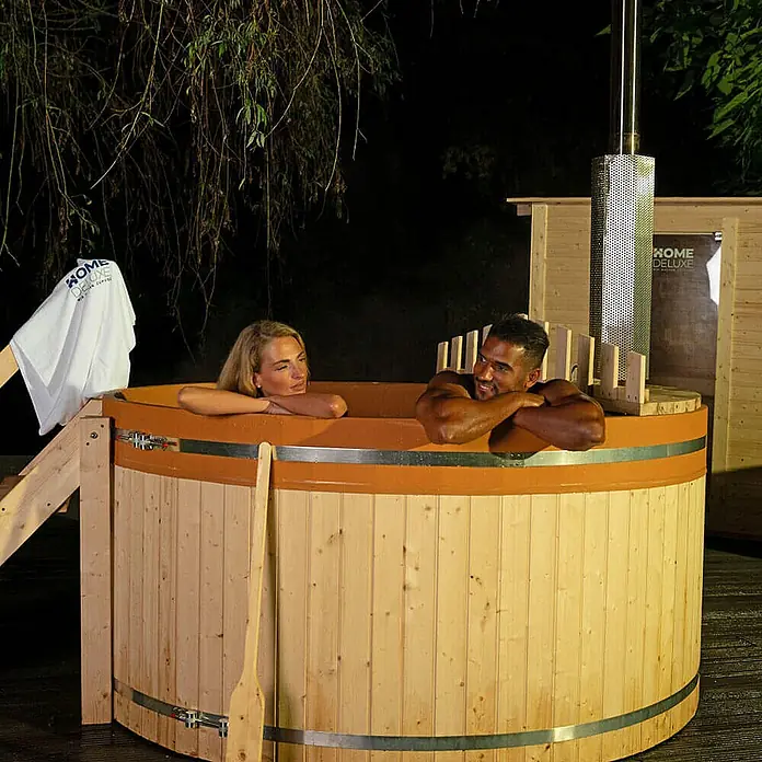 Home Deluxe Hot Tub SKANDI L Größe: L - 210 cm, Natur