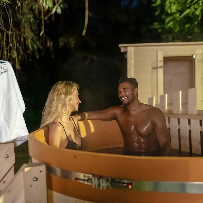 Home Deluxe Hot Tub SKANDI L Größe: L - 210 cm, Natur