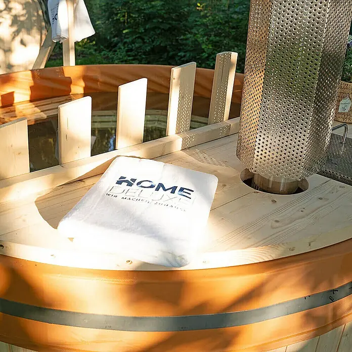 Home Deluxe Hot Tub SKANDI L Größe: L - 210 cm, Natur