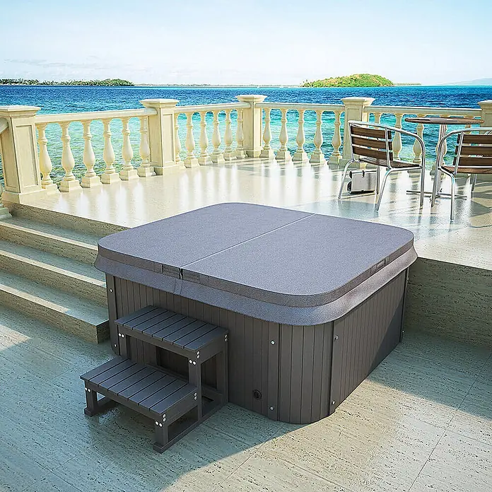 Home Deluxe Whirlpool Thermoabdeckung SEA STAR - Anthrazit