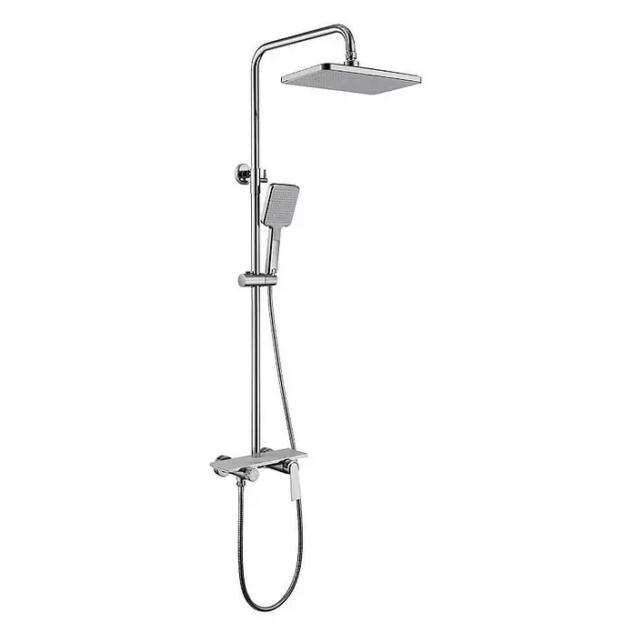 Home Deluxe Duschpaneel ICONIC Farbe: Weiß - Höhe: 120 cm, Weiß