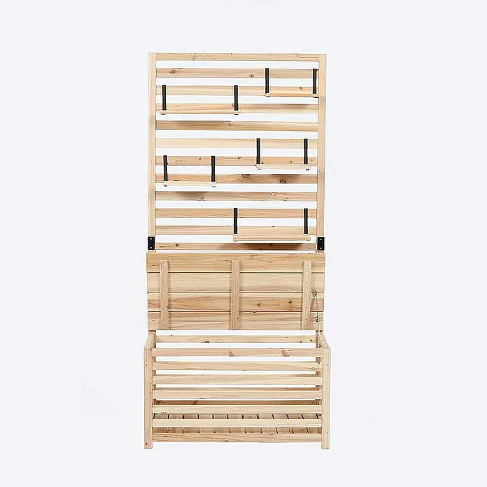 Home Deluxe Sichtschutzelement ORELIA - Holz, Braun