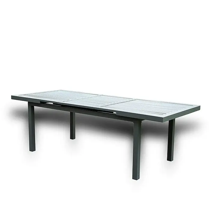 Home Deluxe Gartentisch CALIDO - L x B x H: 76,5 x 180 x 240 cm, Anthrazit