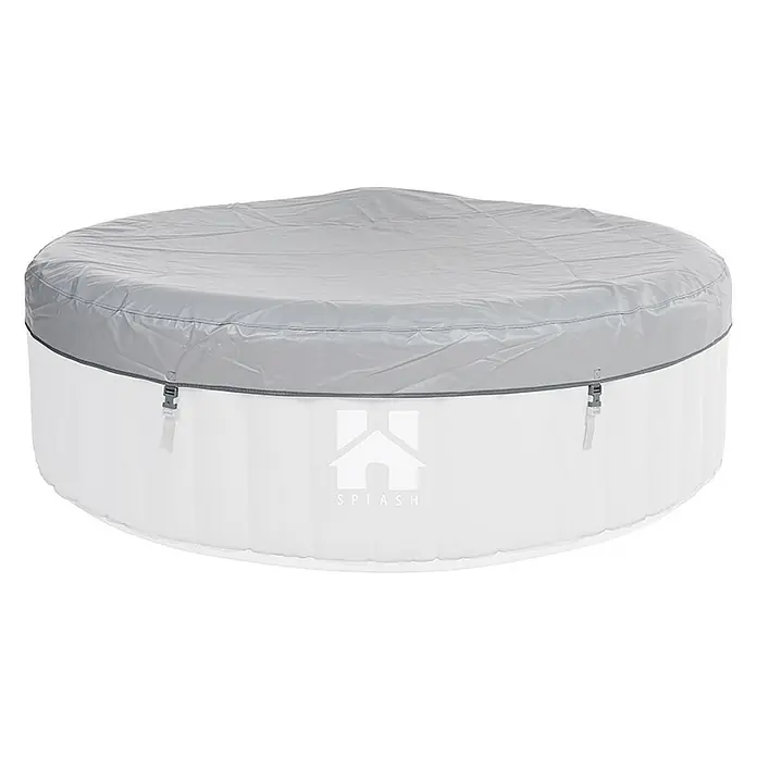 Home Deluxe Whirlpool Abdeckung CAPE SPLASH Farbe: Grau - Grau